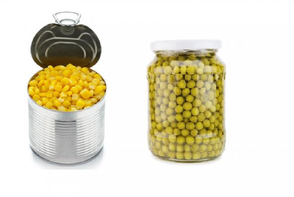 خرید کنسرو ذرت و نخود سبز با کمترین قیمت